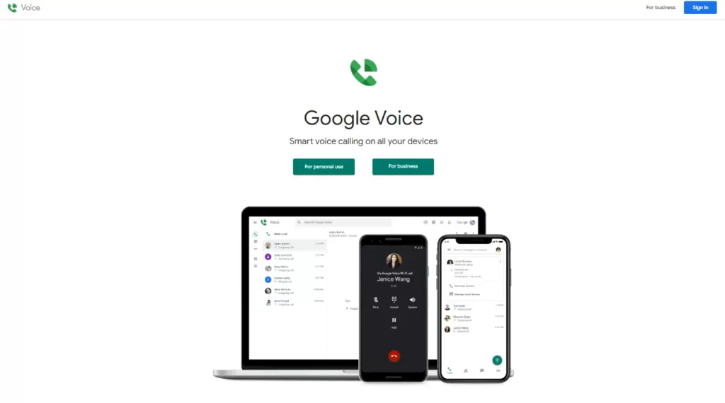 google voice
