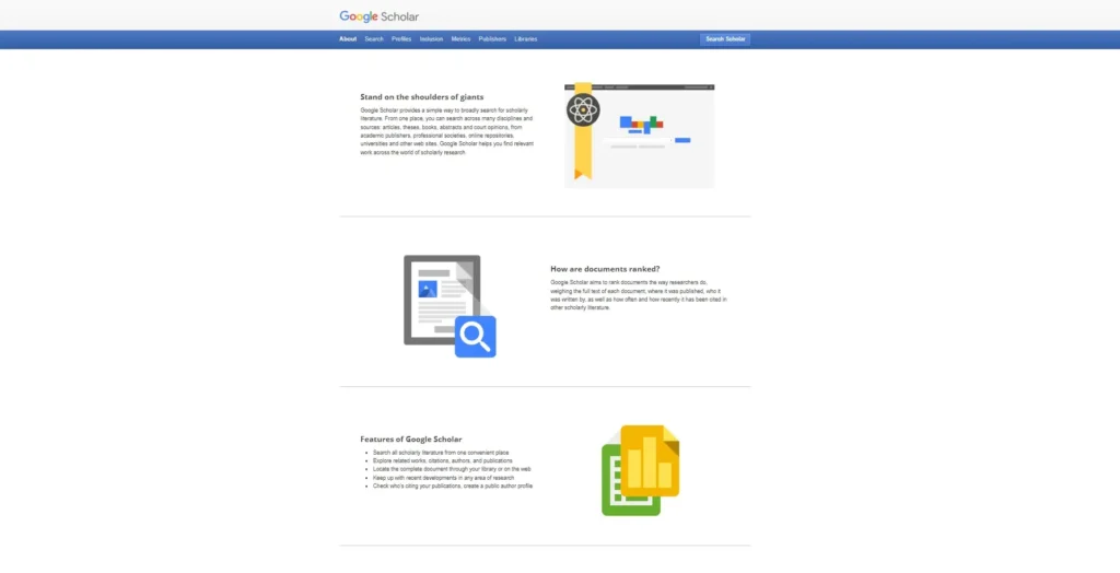 Research Papers और Google Scholar Logo – Academic Knowledge और Citation Tool