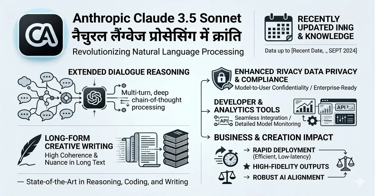 Anthropic Claude 3.5 Sonnet – नैचुरल लैंग्वेज प्रोसेसिंग में क्रांति